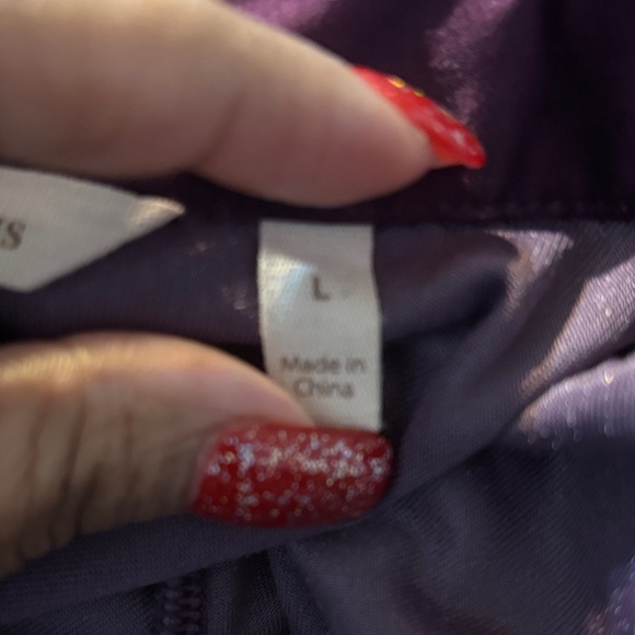 Soft Surroundings Rich Purple Velvet Shirt - Picture 4 of 4